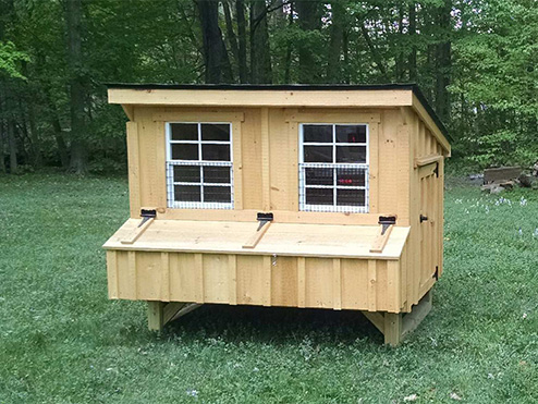 Recent jobs chicken coop and horse barn and run in shed installations