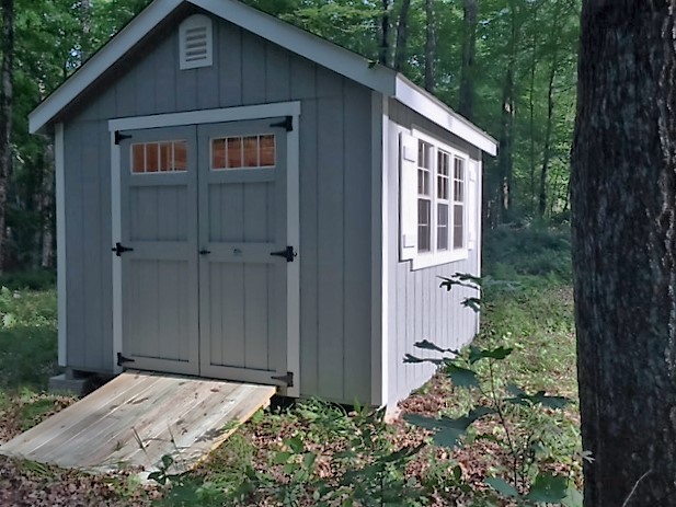 10' x 12' shed delivered to egremont, ma - shed man, inc.